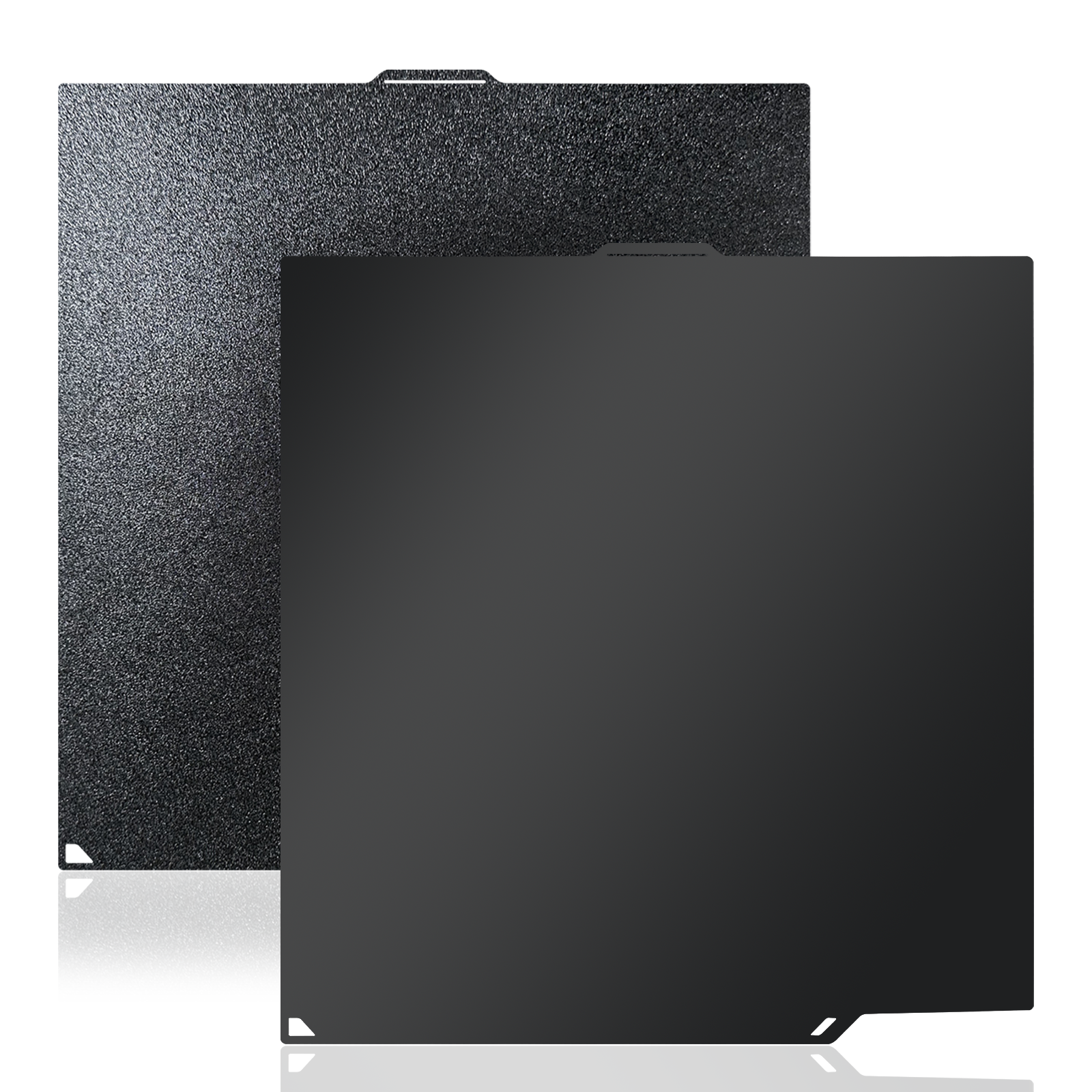 IdeaFormer Black Smooth PEI+Textured PEI Spring Steel Build Plate, 260×271mm for Elegoo Centauri Carbon