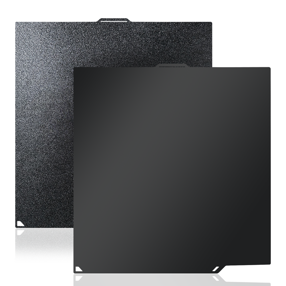 IdeaFormer Black Smooth PEI+Textured PEI Spring Steel Build Plate, 260×271mm for Elegoo Centauri Carbon