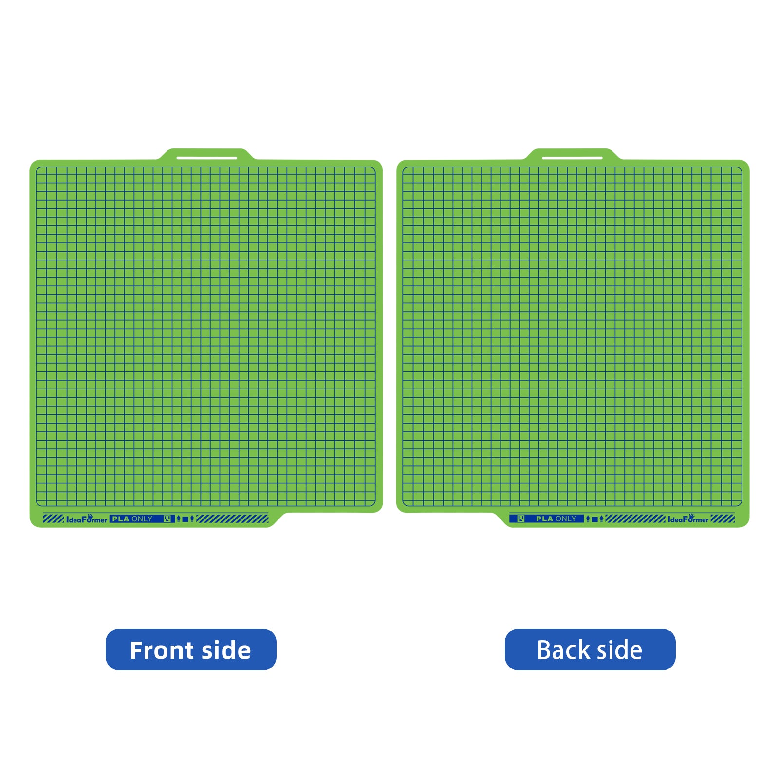 IdeaFormer Green Smooth Low-Temperature Build Plate, 257×257mm for Bam