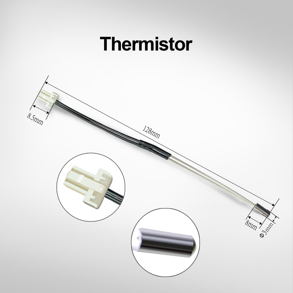 IdeaFormer Prusa i3 MK4 XL 3D Printer Heater Cartridge and Thermistor 24V 40W Kit, High Temperature Sensor of FDM 3D Printer Accessories Quick Replacement Extruder Hotend Parts Heating Tube Element