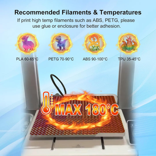 IdeaFormer Smooth Phantom H1H+Rainbow Starry PEY  Spring Steel Build Plate, 257×257mm for Bambu Lab X1 X1C X1E P1P P1S A1