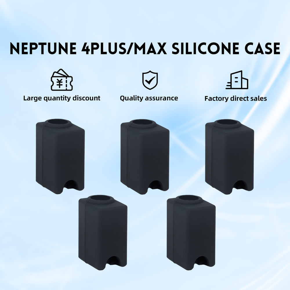 5 Pcs 3D printer print head nozzle silicone protective cover for Elegoo Neptune 4 plus/max