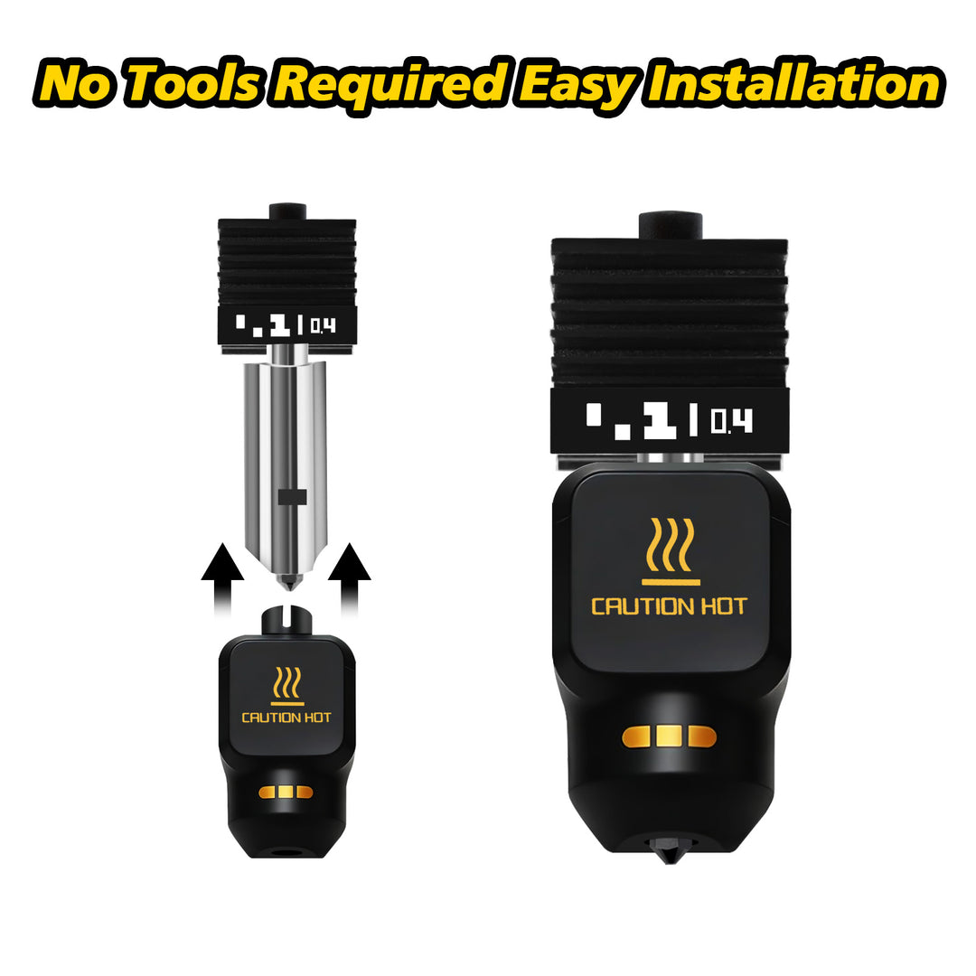 IdeaFormer 5件装打印头硅胶套，适用于Bambu Lab P2S