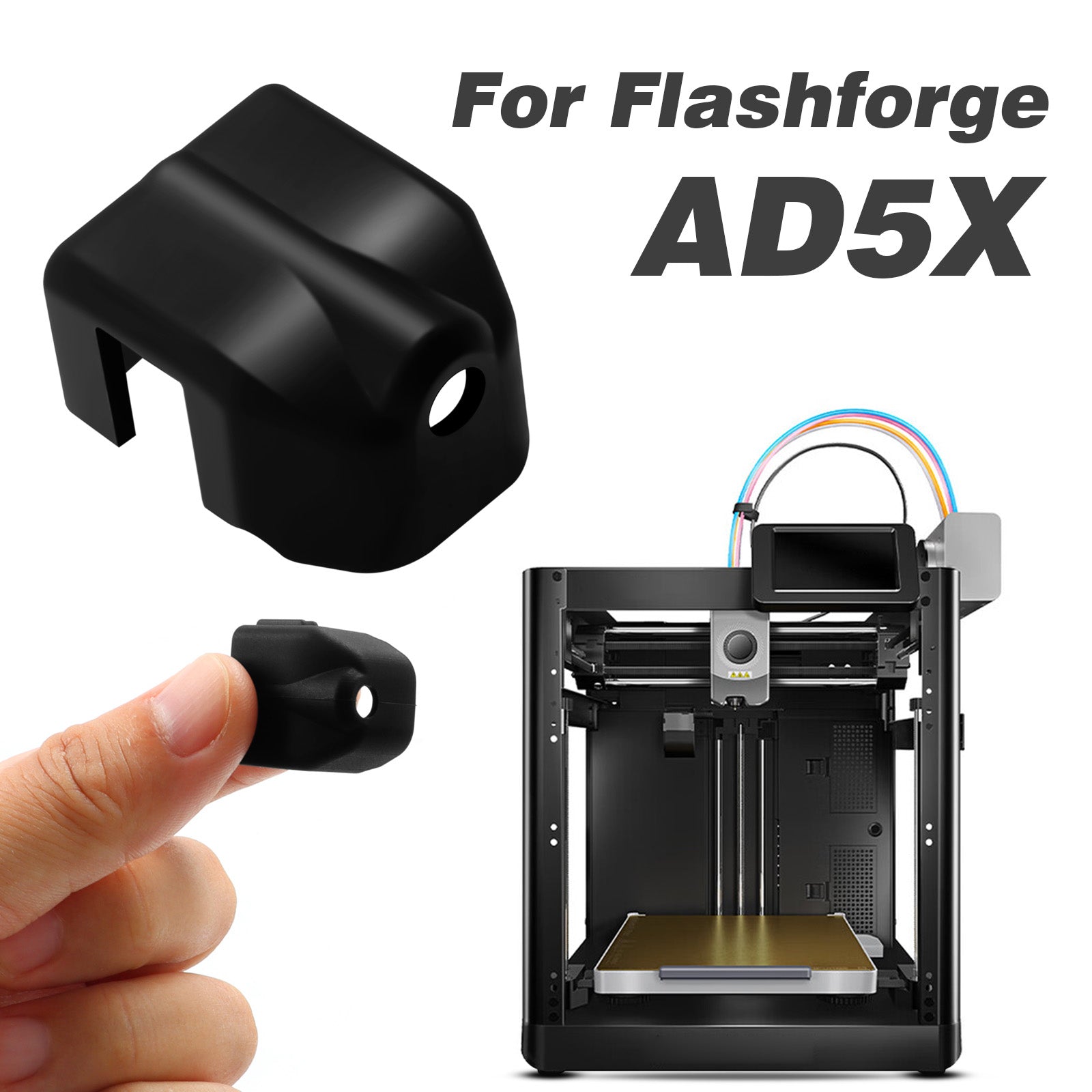 IdeaFormer 5Pcs 3D Printer Nozzle Silicone Sleeve for Flashforge AD5X