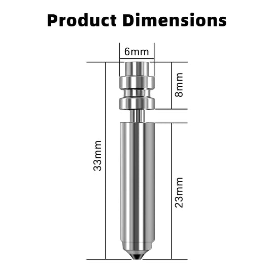 IdeaFormer 3D Printer Nozzle Replatement Parts 0.4mm Hardened Steel Nozzles for Anycubic Kobra X