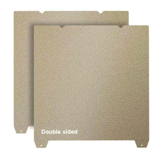 IdeaFormer Double Sided Textured Gold PEI Spring Steel Build Plate, 235x235mm for Creality K1C/K1/SE/Ender 5 S1/Ender 3/Ender 3 Pro/Ender 3 V2/Ender 3 S1 Pro/Ender 3 Neo