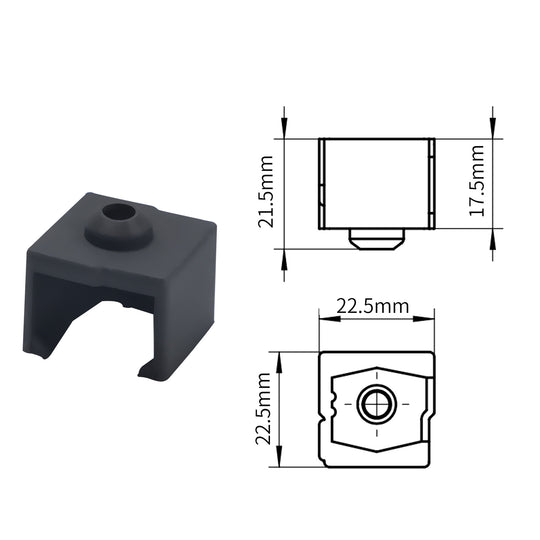 4 Pcs 3D printer print head nozzle silicone protective cover for Ender3 V3 SE