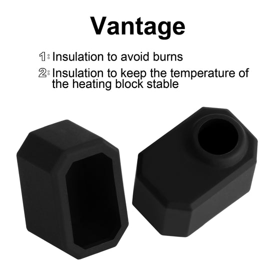 IdeaFormer 4 PCS Print Head Silicone Sleeve, Cover to Protect and Thermal Insulation for Prusai3 MK4 Printer