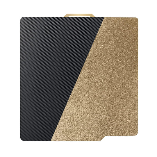 IdeaFormer Smooth Carbon Fiber PET + Textured PEI  Spring Steel Build Plate, 257×257mm for Bambu Lab X1 X1C X1E P1P P1S A1