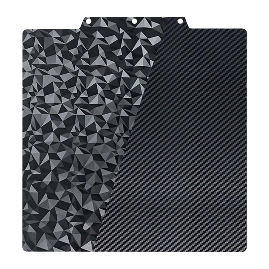 IdeaFormer Smooth Diamond PEO+Carbon Fiber PET Spring Steel Build Plate, 235x235mm for Flashforge Adventurer 5M/5M Pro/AD5X