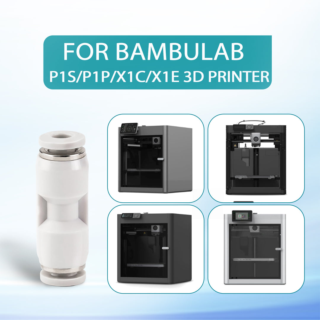 IdeaFormer PTFE Pipe Connector for Bambu Lab 3D Printer