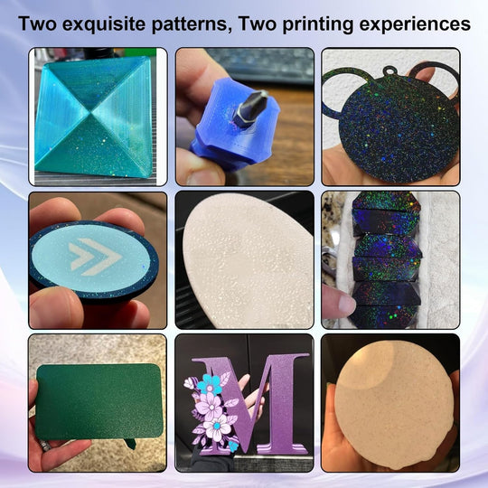 IdeaFormer Rainbow Starry PEY+テクスチャード PEI スプリング スチール ビルド プレート、235×235mm Creality K1/K1 SE/K1C/Ender 3 S1/Ender 3 S1 Pro/Ender 5 S1/Ender 3 V3 SE/KE/Ender 3 V2/Neo 用