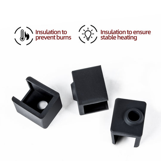 IdeaFormer 6 Pcs 3D Printer Hotend Silicone Sock Heater Block Silicone Cover for ELEGOO Neptune 4 Pro  Printer Hotend