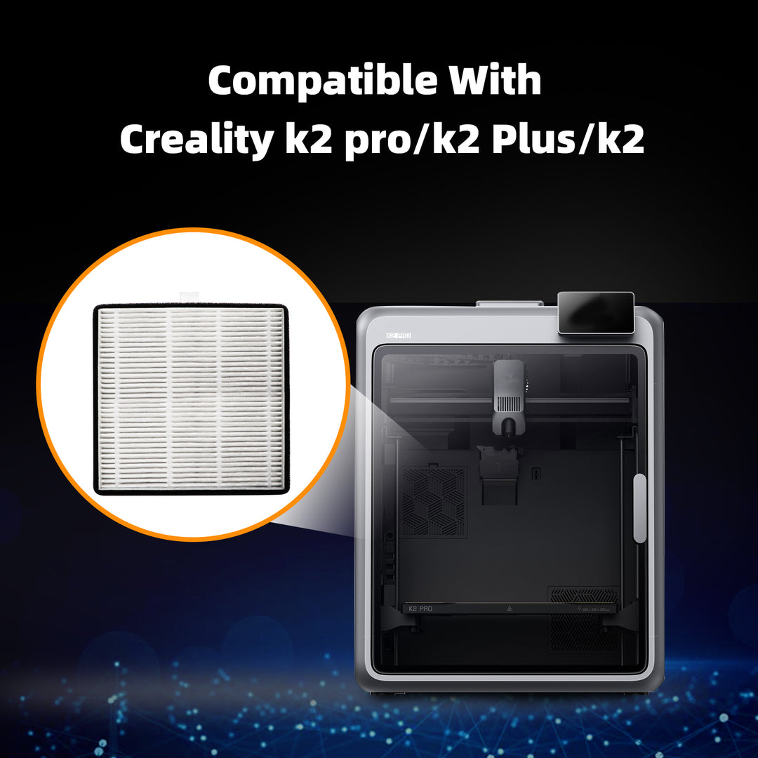 IdeaFormer Active Carbon Filter Blocks Air Purifier Filter 3D Printer Replacement For Creality K2 Plus/K2/K2 Pro