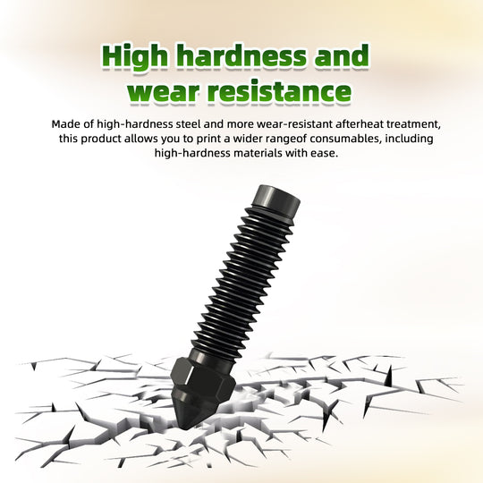 IdeaFormer 5Pcs Hardened Steel Nozzles for Elegoo Centauri Carbon 3D Printer