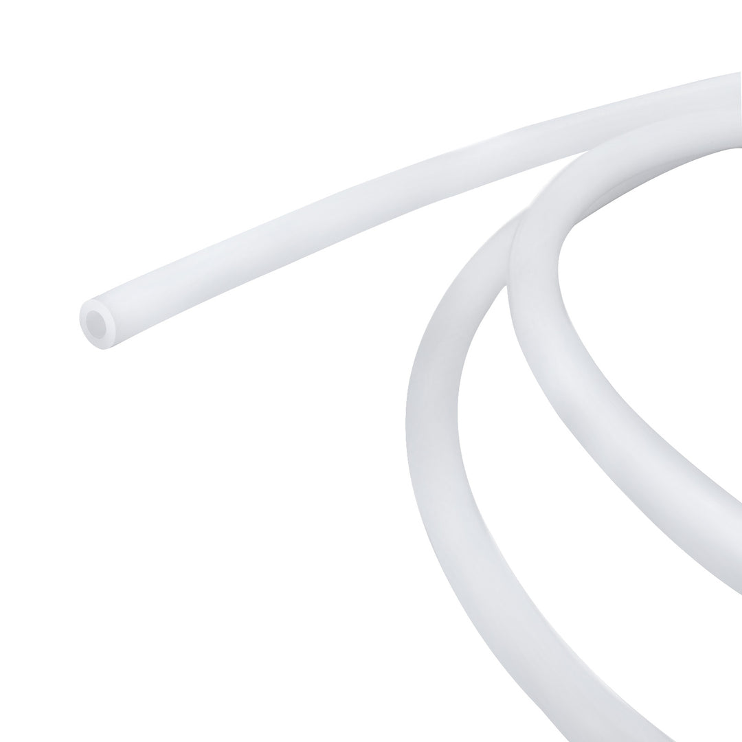 IdeaFormer PTFE Teflon Tubing 1m, 2.5mm ID × 4mm OD PTFE Teflon Tube Fits Direct Drive Extruder 3D Printer, for Bambu Lab A1/A1 mini/P1P/P1S/X1C, for Creality K1/K1 Max/Ender 3 V3 (White)
