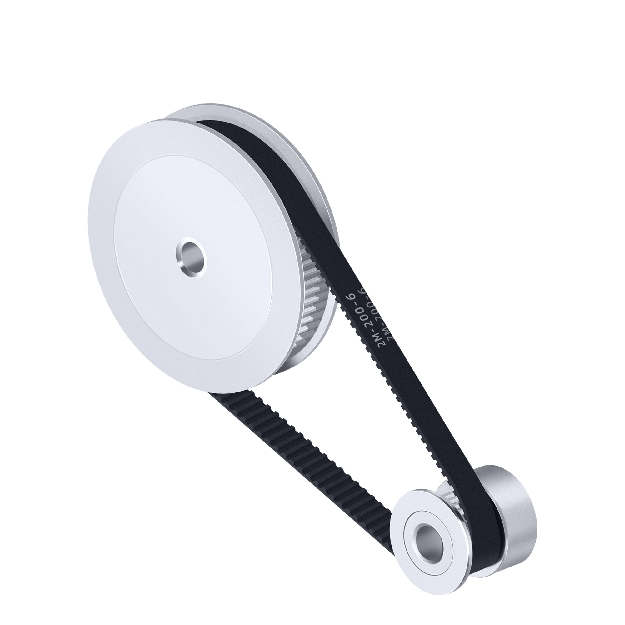 1 PC 60-tooth Timing pulley gears + 1 PC 20-tooth Timing  pulley gears+ 1PC timing belt + 1 piece of 2.0 hexagon wrench