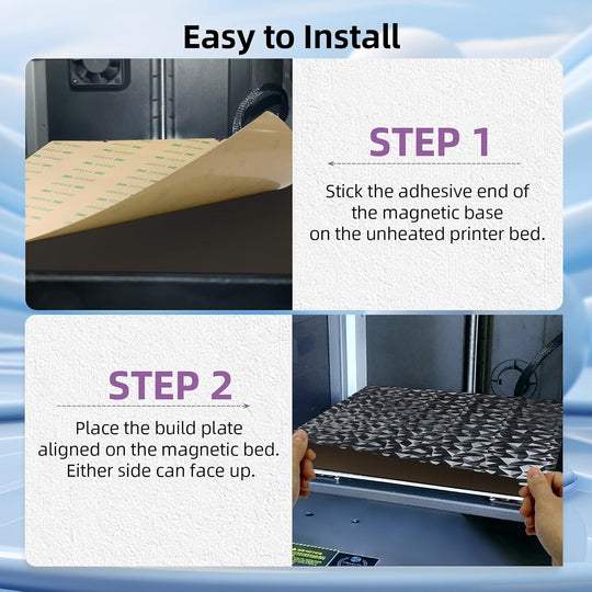 IdeaFormer Diamond PEO+Carbon Fiber PET Spring Steel Build Plate with Magnetic Plate, 235×235mm for Creality K1/K1 SE/K1C/Ender 3 S1/Ender 3 S1 Pro/Ender 5 S1/Ender 3 V3 SE/KE/Ender 3 V2/Neo