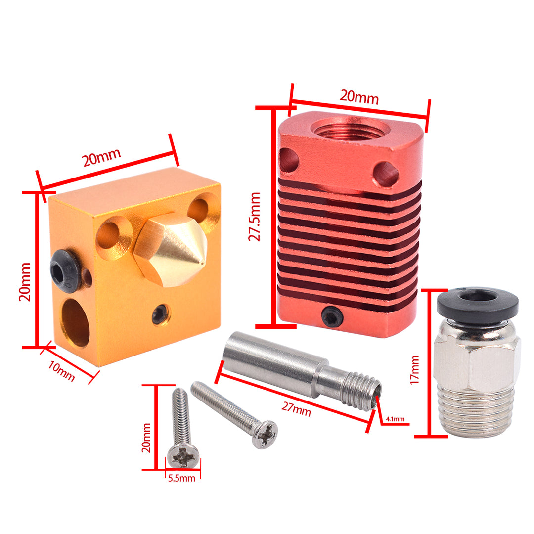 IdeaFormer CR10 3D Printer 0.4mm/1.75mm 12V Heating Hotend Kit