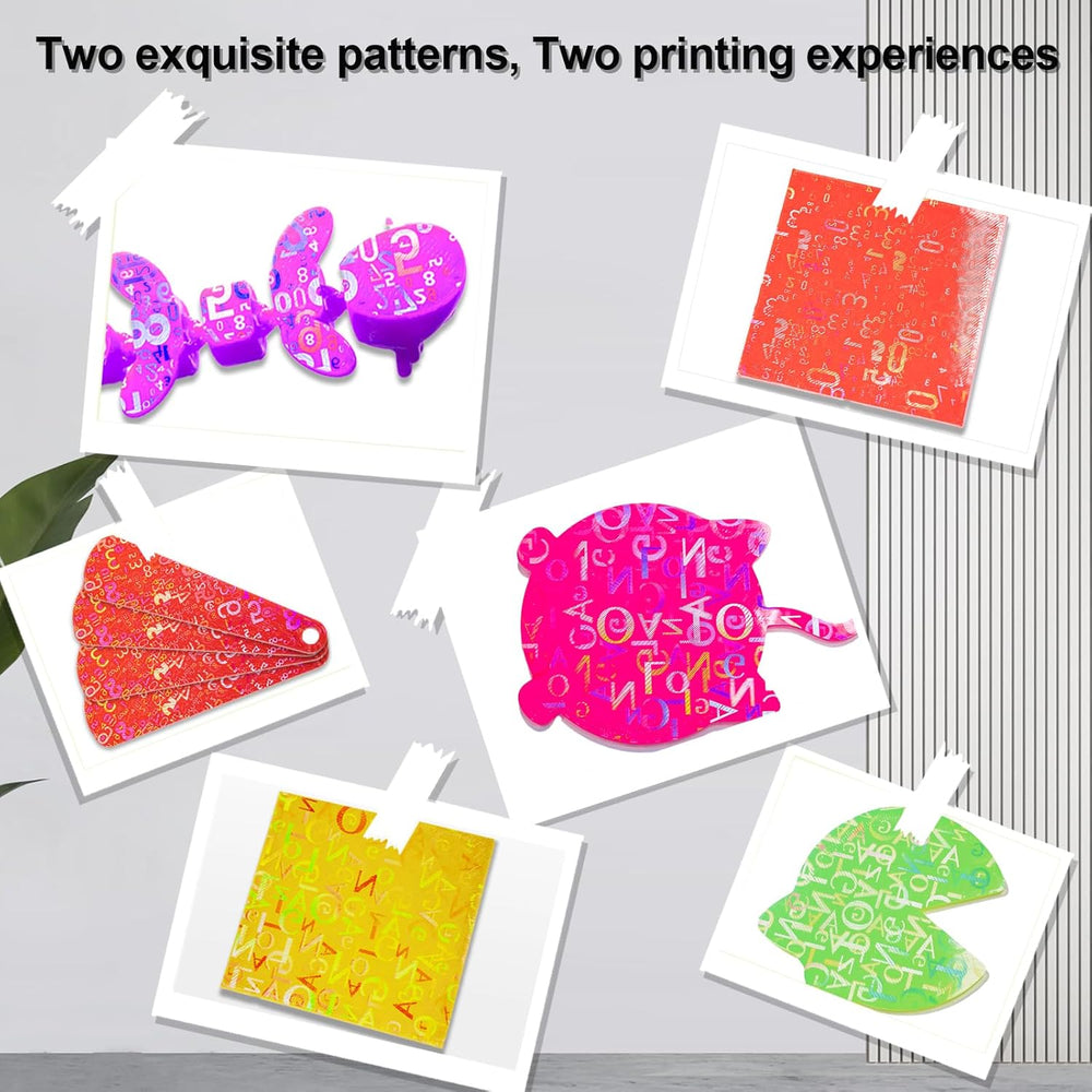 IdeaFormer Digit+Letter PEN Spring Steel Build Plate, 257×257mm for Bambu Lab X1 X1C X1E P1P P1S A1