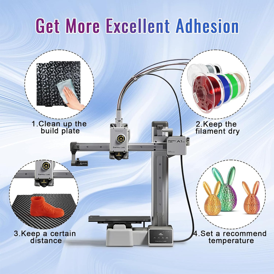 IdeaFormer Diamond PEO+Carbon Fiber PET Spring Steel Build Plate, 184×184mm for Bambu Lab A1 MIni