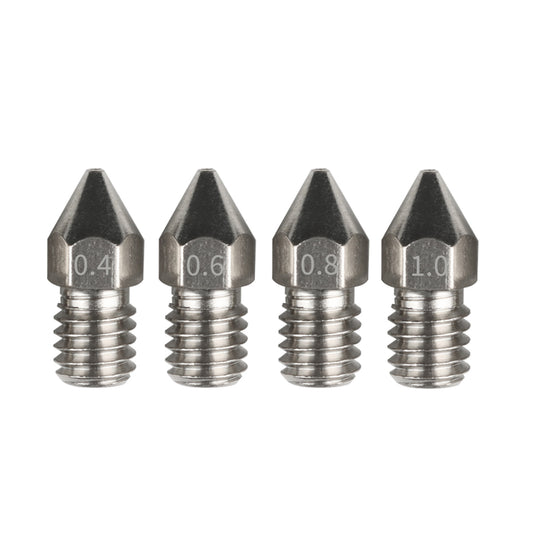 5PCS IR3 V1Nozzle For IR3-M/IR3-MT/IR3-MF Hotend 0.4/0.6/0.8/1.0mm Brass/NICKEL PLATED Nozzle For Ideaformer IR3 /IR3 V1 Belt 3D Printer