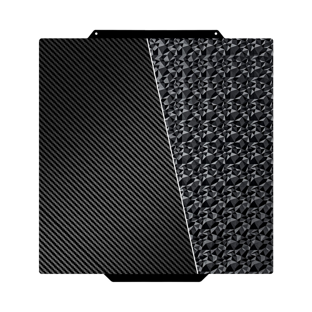 IdeaFormer-3D Placa de construção em aço mola Rainbow Confetti PEF+Galaxy PEY 266x290mm para Flashforge Creator 5/5 Pro