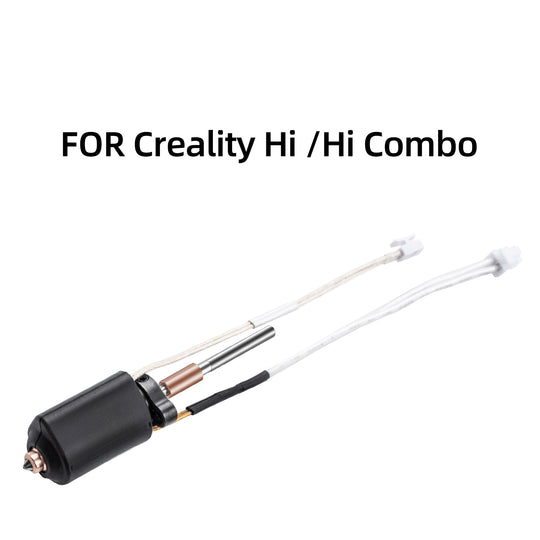 Upgrade Ceramic Hotend for  Creality Hi/Hi Combo, Extruder Printer Head Kit with 0.4mm High Flow Bimetallic Nozzle, Heated Ceramic Ring, Titanium Alloy Throat for Creality Hi/Hi Combo 3D printer