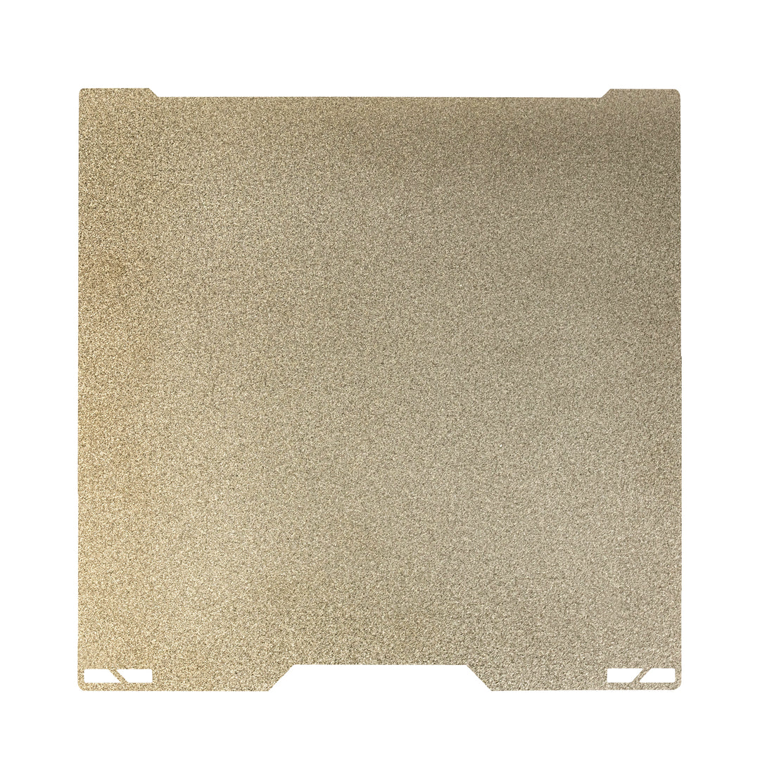 IdeaFormer Double Sided Gold Textured PEI Spring Steel Build Plate, 346×355mm for Bambu Lab H2D, 350mmx320mm Print Size