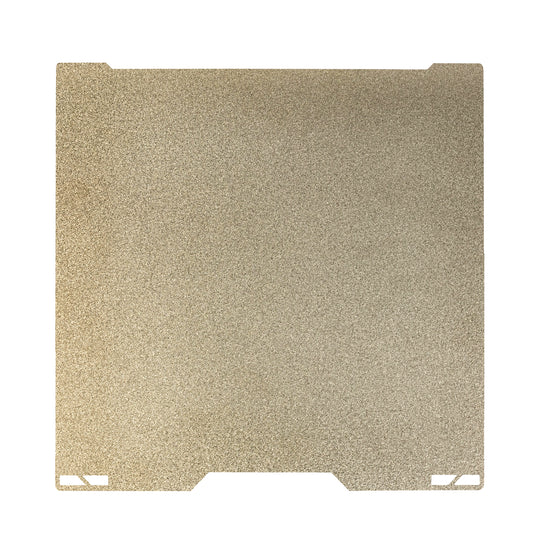 IdeaFormer Double Sided Gold Textured PEI Spring Steel Build Plate, 346×355mm for Bambu Lab H2D, 350mmx320mm Print Size