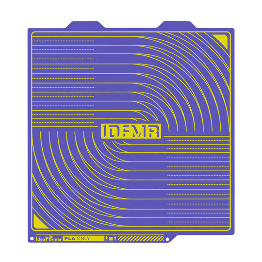 IdeaFormer Purple Textured PEI Low-Temperature Build Plate, 184×184mm for Bambu Lab A1 Mini