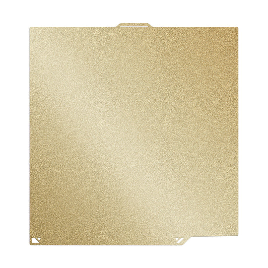 IdeaFormer Double-Sided Gold Textured PEI Spring Steel Build Plate, 260×271mm for Elegoo Centauri Carbon