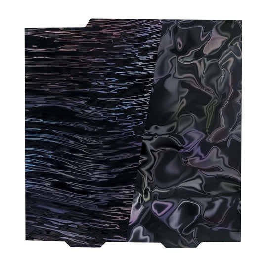 IdeaFormer Water Ripples+Wood Grain PER Spring Steel Build Plate, 184×184mm for Bambu Lab A1 MIni