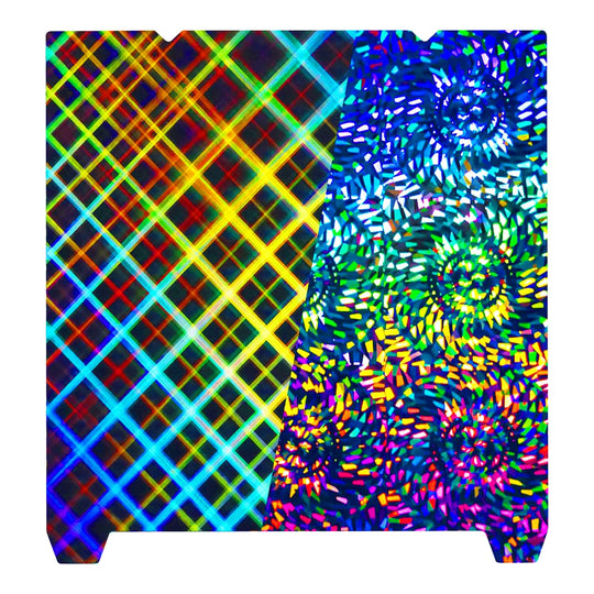 IdeaFormer Rainbow Gear PEW+Plaid PES Spring Steel Build Plate, 235x235mm for Creality K1C/K1/SE/Ender 5 S1/Ender 3/Ender 3 Pro/Ender 3 V2/Ender 3 S1 Pro/Ender 3 Neo