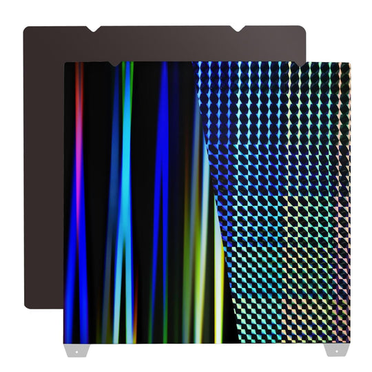IdeaFormer Rainbow Streak+Phantom Beam H1H Spring Steel Build Plate with Magnetic Plate, 235×235mm for Creality K1/K1 SE/K1C/Ender 3 S1/Pro/Ender 3 V3 SE/KE/Ender 5 S1
