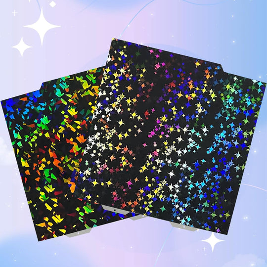 IdeaFormer Rainbow Confetti PEF+Galaxy PEY Spring Steel Build Plate, 184×184mm for Bambu Lab A1 MIni