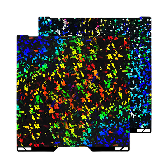 IdeaFormer-3D 彩虹彩色纸屑 PEF+银河PEY弹簧钢支撑板 335x346mm，适用于Bambu Lab H2C