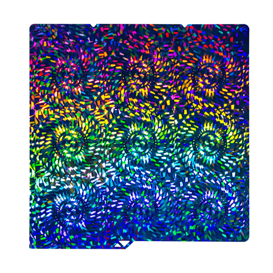 IdeaFormer Rainbow Gear PEW+Plaid PES Spring Steel Build Plate, 264×276mm for Anycubic Kobra S1/S1C