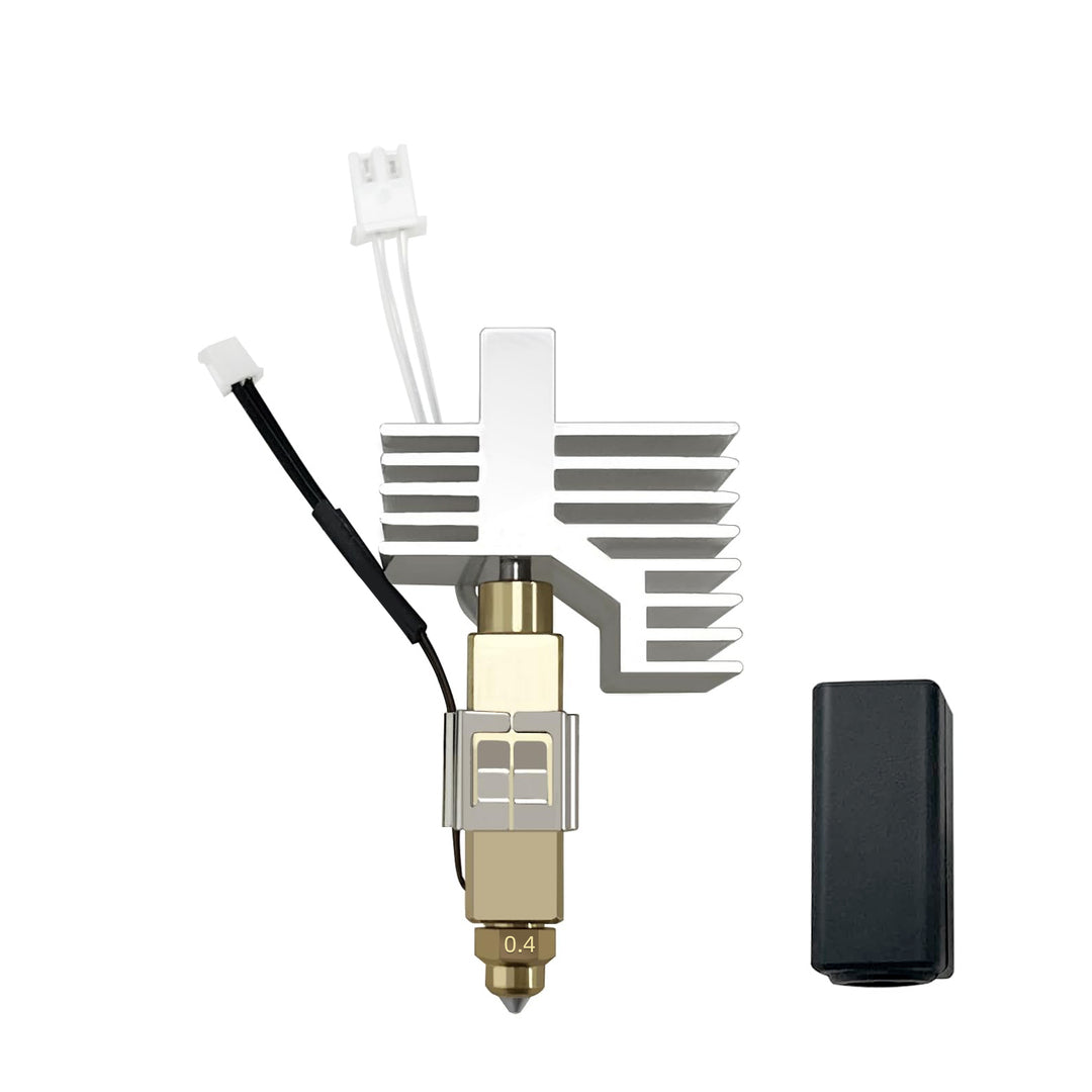 IdeaFormer Integrated hotend for Elegoo Centauri Carbon， with 0.4mm Hard Steel + Copper Alloy Nozzle, NTC 100k Thermistor for Elegoo
