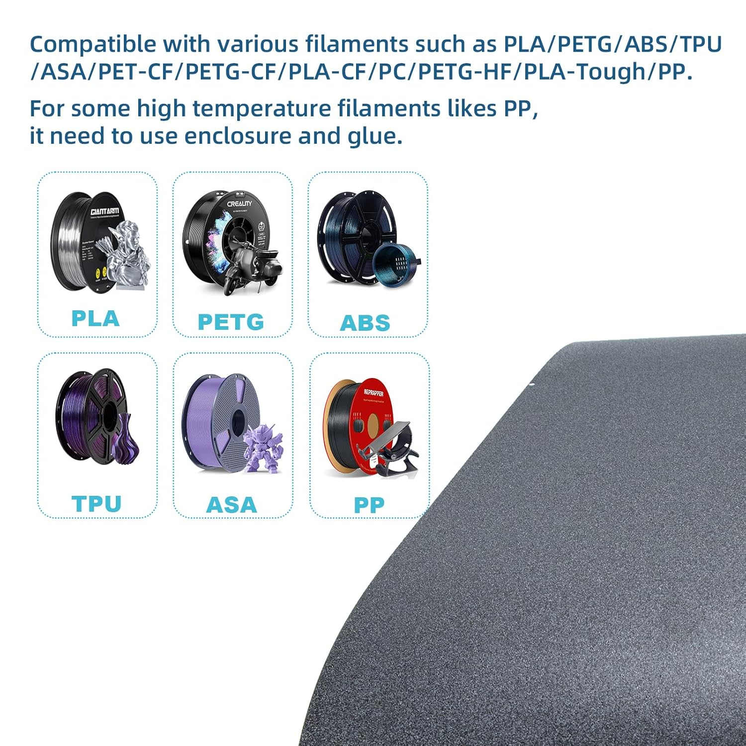 IdeaFormer IR3 V2 3D Printer Steel Conveyor Belt High Precision Printing Belt for IR3 V2 3D Belt Printer