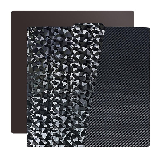 IdeaFormer Diamond PEO+Carbon Fiber PET Spring Steel Build Plate with Magnetic Plate, 310×310mm for Artillery Sidewinder X1/X2 for Creality CR-10/CR-10S/Anet A8 Plus for QiDi Plus 4