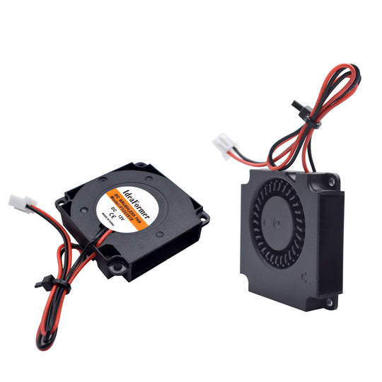 IdeaFormer 2Pcs 4010 12V&24V Cooling Turbo Fan Brushless 3D Printer Parts 2Pin For Extruder DC Cooler Blower Plastic Fans