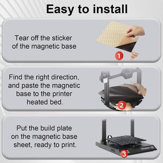 IdeaFormer Diamond PEO+Carbon Fiber PET Spring Steel Build Plate with Magnetic Plate, 310×310mm for Artillery Sidewinder X1/X2 for Creality CR-10/CR-10S/Anet A8 Plus for QiDi Plus 4