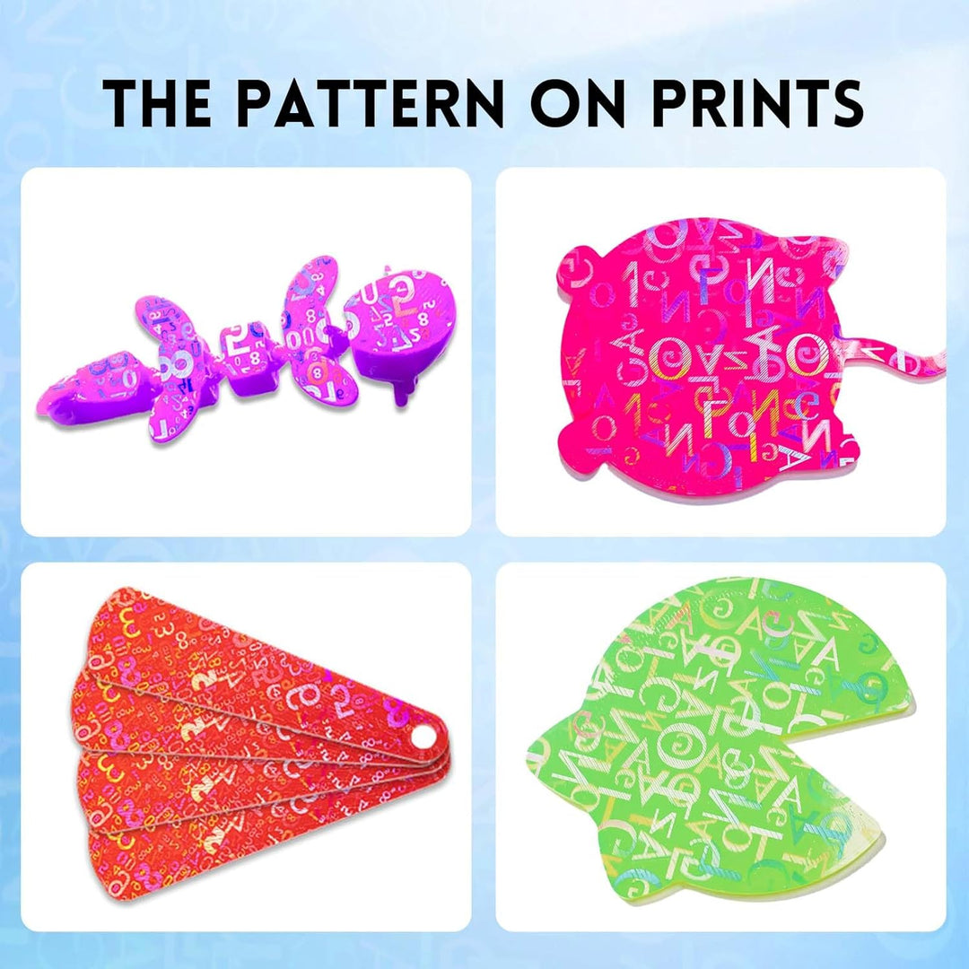 IdeaFormer Smooth Digit+Letter PEN Spring Steel Build Plate, 256x268mm for Anycubic Kobra 3/Kobra 3 Combo/Kobra 3 V2