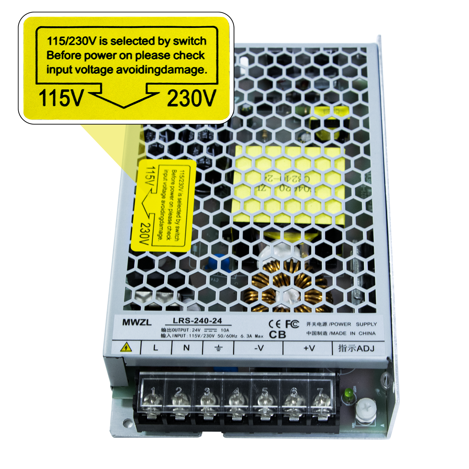 IdeaFormer IR3 V2 Printer Power Supply 24V 240W Regulated Electronic Driver for IR3 V2 3D Printer