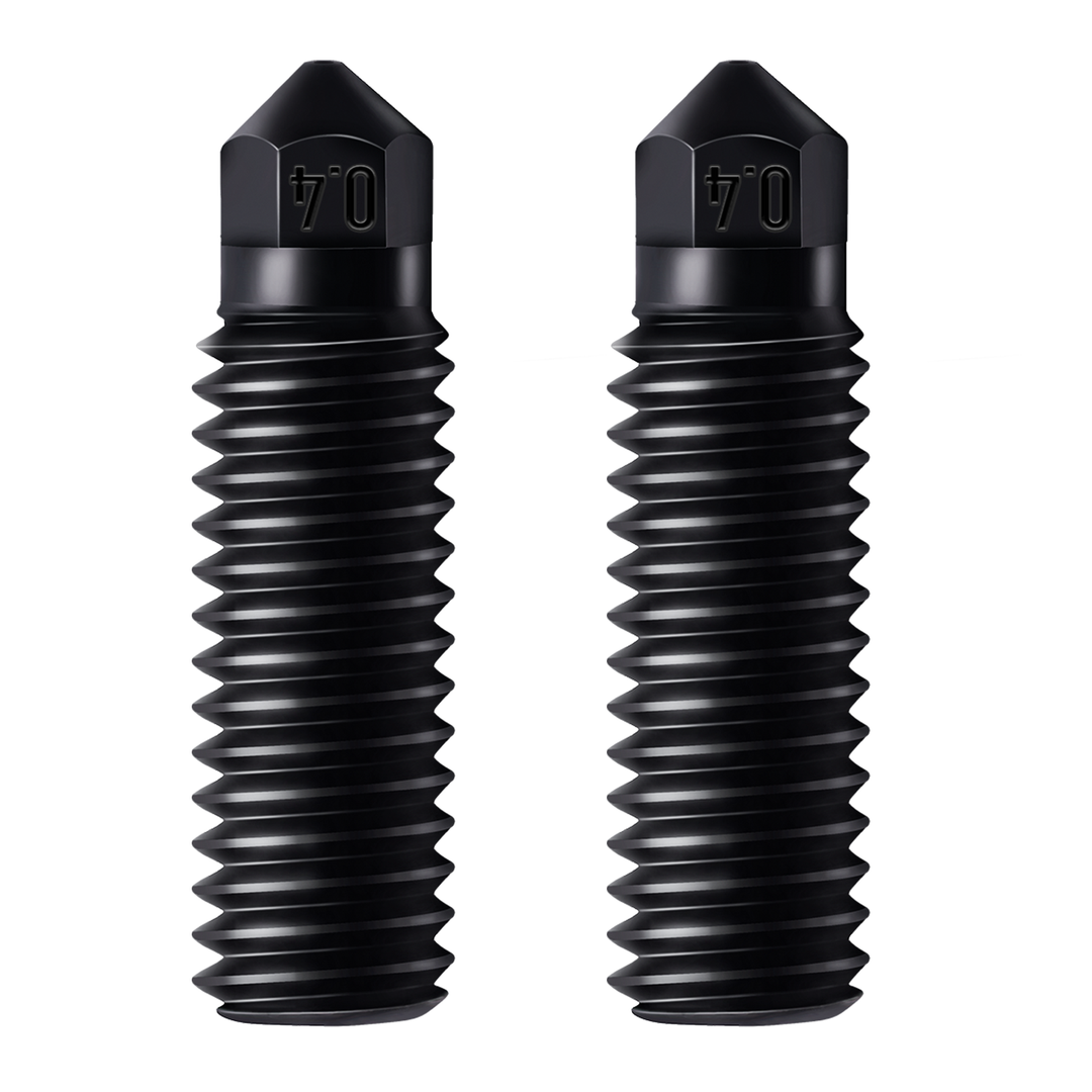 IdeaFormer 4 pcs Sidewinder X3 X4 Plus/Pro Hardened Steel Nozzles, Upgrade 3D Pritner 0.4mm Sidewinder X3 Nozzle 3D Printer Replacements Parts for Sidewinder X3 X4 Pro/Plus/X4 Plus S1