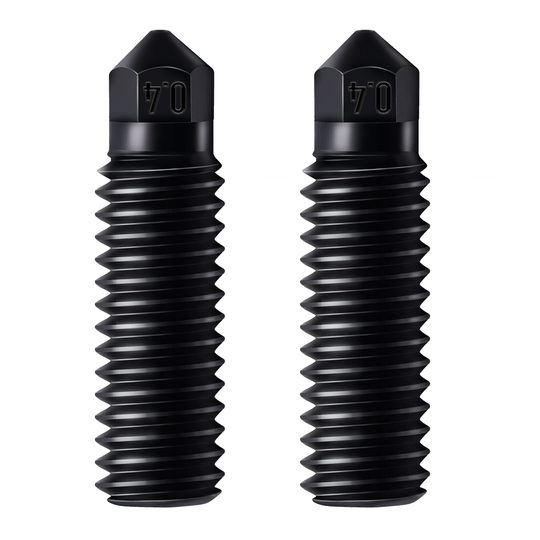 IdeaFormer 4 pcs Sidewinder X3 X4 Plus/Pro Hardened Steel Nozzles, Upgrade 3D Pritner 0.4mm Sidewinder X3 Nozzle 3D Printer Replacements Parts for Sidewinder X3 X4 Pro/Plus/X4 Plus S1