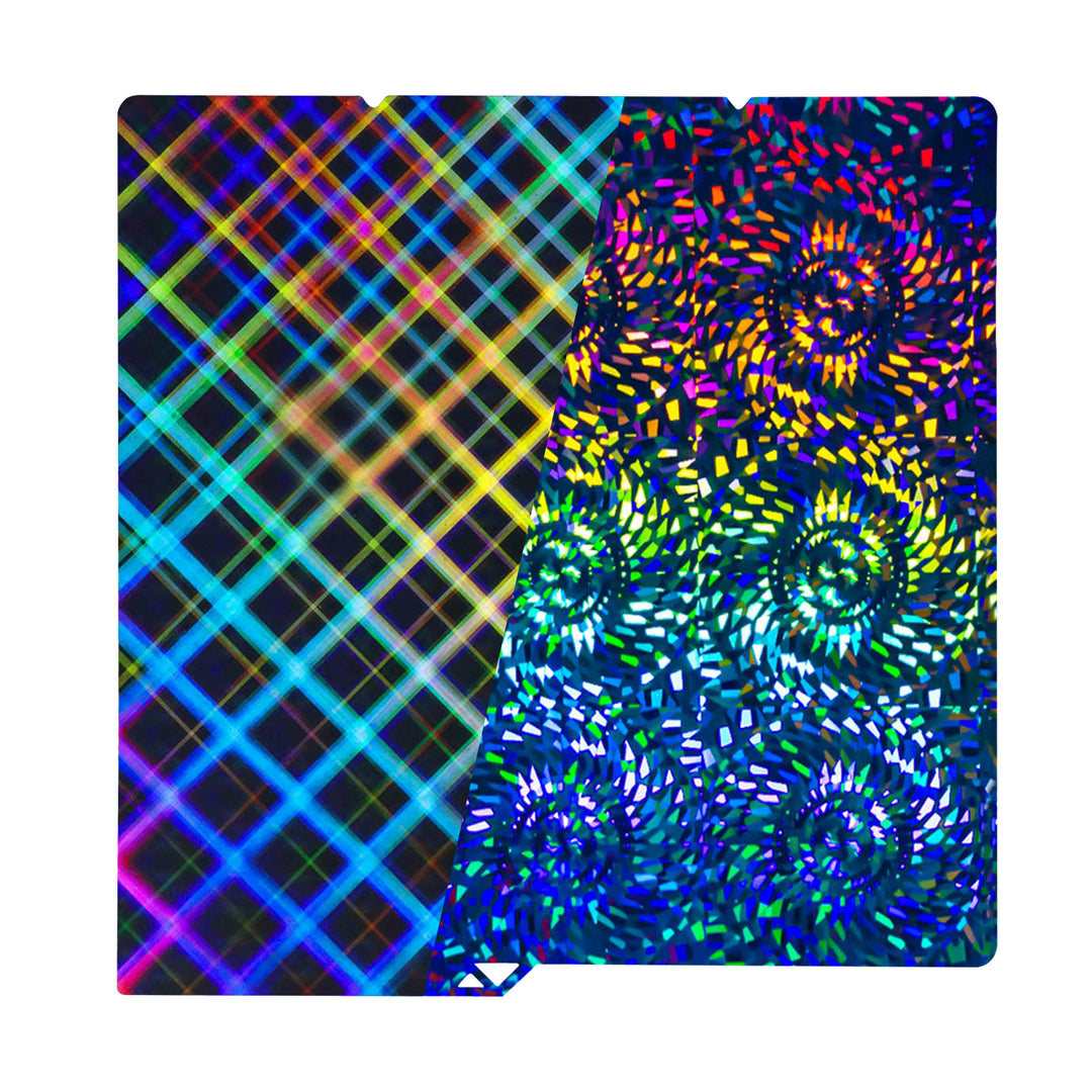 IdeaFormer Rainbow Gear PEW+Plaid PES Spring Steel Build Plate, 264×276mm for Anycubic Kobra S1/S1C