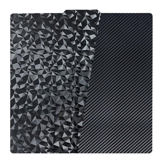 IdeaFormer Diamond PEO+Carbon Fiber PET Spring Steel Build Plate, 310×310mm for Artillery Sidewinder X1/X2 for Creality CR-10/CR-10S/Anet A8 Plus for QiDi Plus 4