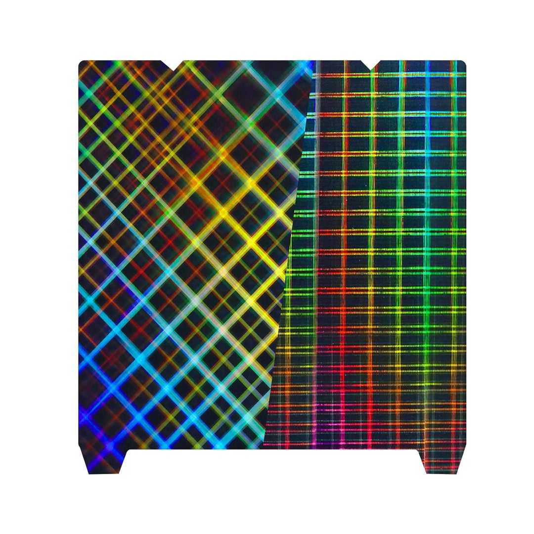IdeaFormer Rainbow Plaid+ Mesh PES Spring Steel Build Plate, 235x235mm for Creality K1C/K1/SE/Ender 5 S1/Ender 3/Ender 3 Pro/Ender 3 V2/Ender 3 S1 Pro/Ender 3 Neo